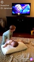Babies are playing