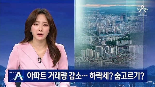 서울 아파트 거래량 감소…하락세? 숨 고르기?