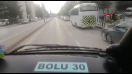 BOLU İtfaiye erinden kız arkadaşına unutulmayacak evlilik teklifi