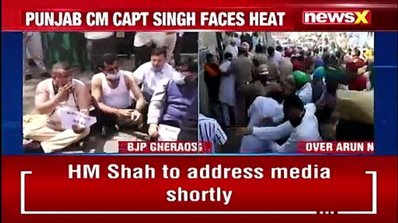BJP Netas Gherao Punjab CM's House Gherao Over Arun Narang's Assault NewsX