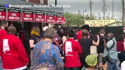 Bernie Sanders en Alabama pour défendre un premier syndicat chez Amazon