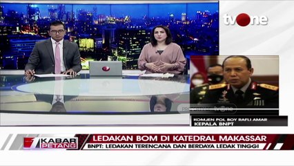BNPT Sudah Kantongi Kelompok Pelaku Terduga Bom Makassar