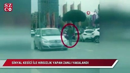 'Sinyal kesici' ile hırsızlık yapan zanlı son işinde yakalandı