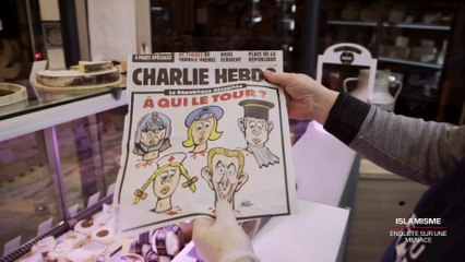 Lors du procès des attentats de janvier 2015, Éric Legros a affiché des Unes de Charlie Hebdo dans son commerce, il a été victime de menaces