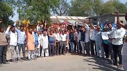 बिजाना सोसायटी उपार्जन केंद्र होने के बाद भी गेंहू उपार्जन की कोई व्यवस्था नही, किसान परेशान