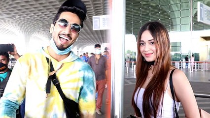 Jannat Zubair के पीछे पीछे एयरपोर्ट पहुंचे Boyfriend  Mr. Faizu; Watch Video |FilmiBeat