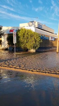 Flooding Fills the Streets of Moree