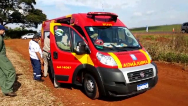 Condutor do carro envolvido em acidente na BR-369 está em estado grave, segundo Tenente dos Bombeiros