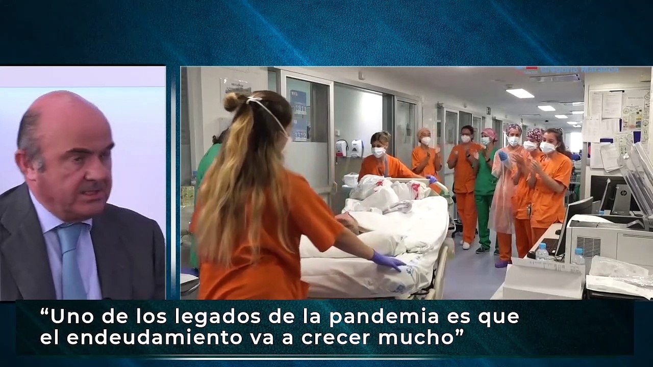 De Guindos pide que el gasto público se centre en la pandemia y avisa de "cicatrices" en la economía