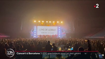 "C'était top !" : un concert test de 5 000 personnes à Barcelone
