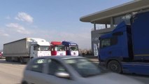 Suriye'ye 7 tır yardım malzemesi gönderildi  Bursa,Büyükşehir belediyesi,İHH,suriye,TIR,yardım,