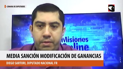 Media sanción modificación de ganancias