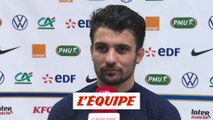 Dubois : « On est venu ici pour gagner » - Foot - Qualif. CM Bleus