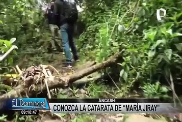 Conozca la catarata de “María Jiray”, uno de los principales atractivos de la región Áncash