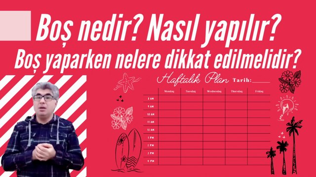 Boş nedir Nasıl Yapılır Boş Yaparken nelere dikkat edilmelidir Ortak Payda