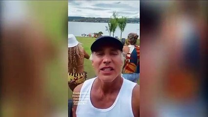 “Está tudo bem, graças a Deus” afirma homem que acompanhou ocorrência de incêndio em lancha em Boa Vista da Aparecida