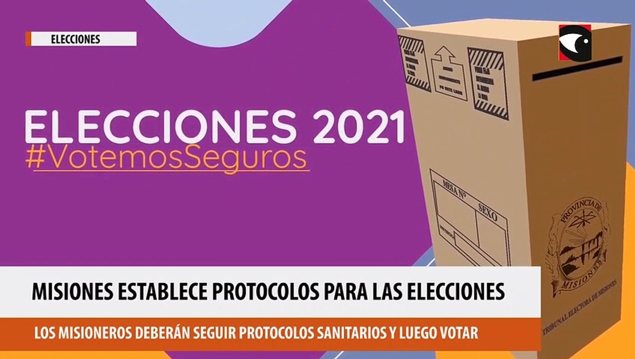 Misiones establece protocolos para las elecciones