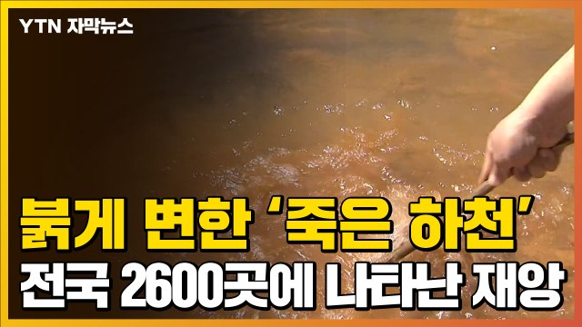 [자막뉴스] 붉게 변한 '죽은 하천'...전국 2,600곳에 나타난 재앙 / YTN
