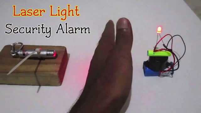 Verwijdering Precies Bezet Laser Security Alarm DIY | How to Make Laser Security System At Home |  Homemade Laser Light Security Alarm - video Dailymotion