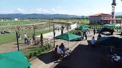 Çakıl ocağı 'millet bahçesi' oldu