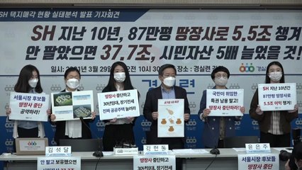 경실련 "SH공사, 공공택지 팔아 10년 동안 5.5조 차익" / YTN
