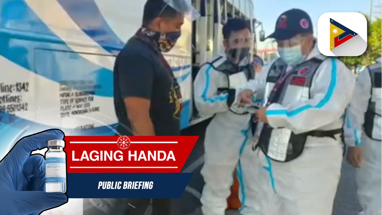 #LagingHanda | PUV drivers na hindi sumusunod sa 50 percent capacity ngayong nasa ECQ ang NCR+ bubble, tinekitan ng IATF