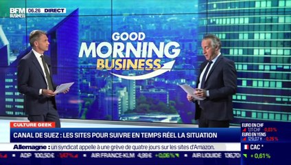 Culture Geek : Canal de Suez, les sites pour suivre en temps réel la situation par Frédéric Simottel - 29/03
