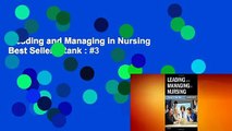 Leading and Managing in Nursing  Best Sellers Rank : #3