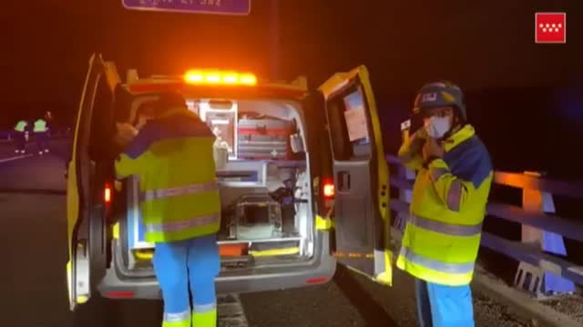 Un anciano muere atropellado al intentar cruzar la autovía M-50