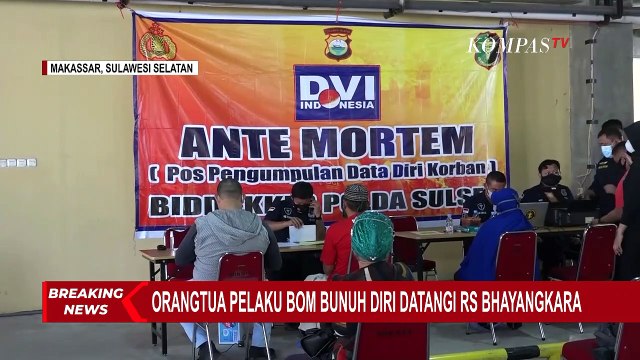 Keluarga Pelaku Bom Bunuh Diri Gereja Katedral Makassar Datang ke Rumah Sakit Bhayangkara