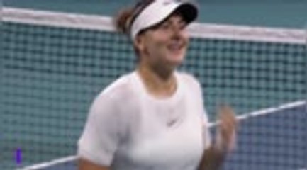 Andreescu outlasts Anisimova to make Miami last 16