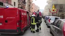 Palermo - In fiamme carrozzeria evacuato intero palazzo (28.03.21)