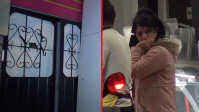 Kızıyla yaşayan kadının kapısına ölüm tehdidi içeren not, bıçak ve kanlı çarşaf bıraktılar