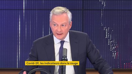 Gestion de l'épidémie de Covid-19 : "Toutes les options sont sur la table", affirme le ministre de l'Économie Bruno Le Maire