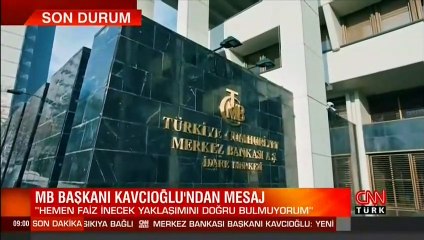 Son dakika... Merkez Bankası Başkanı'ndan faiz açıklaması