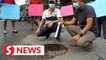 Pusat Bandar Baru Bercham businesses, residents suffer stench from sewer water leak