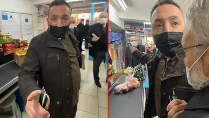 Markette müşteri kavgası! "Seni süzgece çeviririm" diyerek bıçakla tehdit etti
