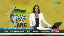 Leadership battles cause divisions within the ANC