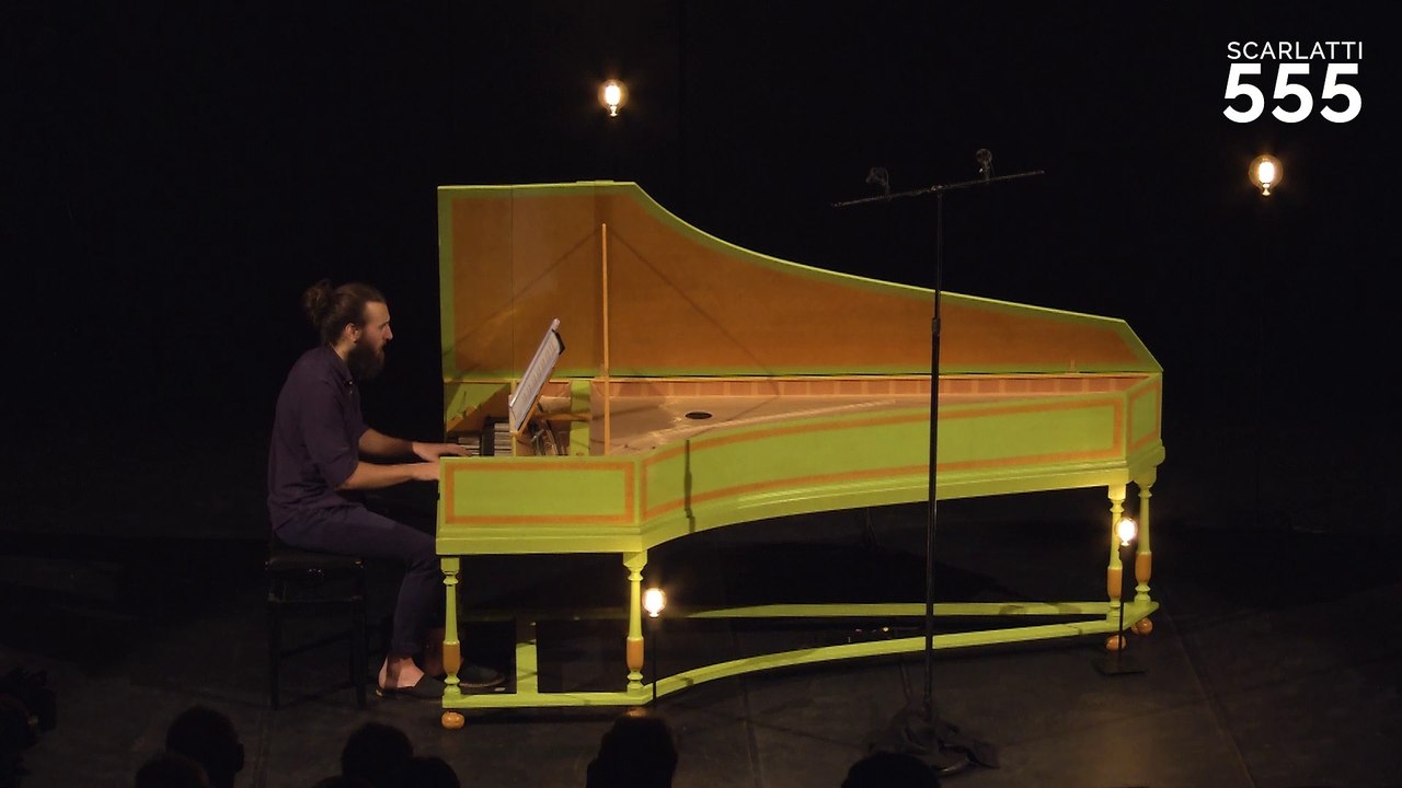 Scarlatti : Sonate pour clavecin en Si bémol Majeur K 172 LS 40, par Jean Rondeau - #Scarlatti555