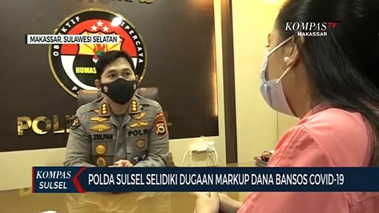 Polda Sulsel Selidiki Dugaan Markup Dana Bansos Covid 19