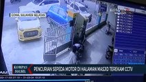 Pencurian Sepeda Motor Di Halaman Masjid Terekam CCTV
