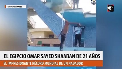 EL IMPRESIONANTE RÉCORD MUNDIAL DE UN NADADOR