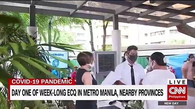 Day one of week-long ECQ in Metro Manila, nearby provinces
