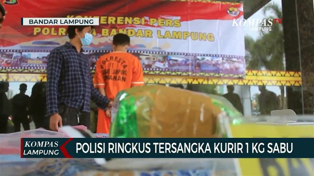 Polisi Ringkus Tersangka Kurir 1 Kilogram Sabu