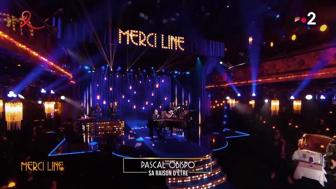 Pascal Obispo chante "Sa raison d'être" devant Line Renaud