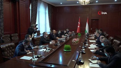 - Çavuşoğlu, Tacikistanlı mevkidaşı Muhriddin ile görüştü