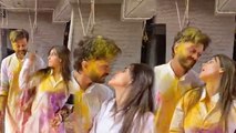 Riteish Genelia Deshmukh का Romantic Holi Celebration, VIRAL VIDEO | Boldsky