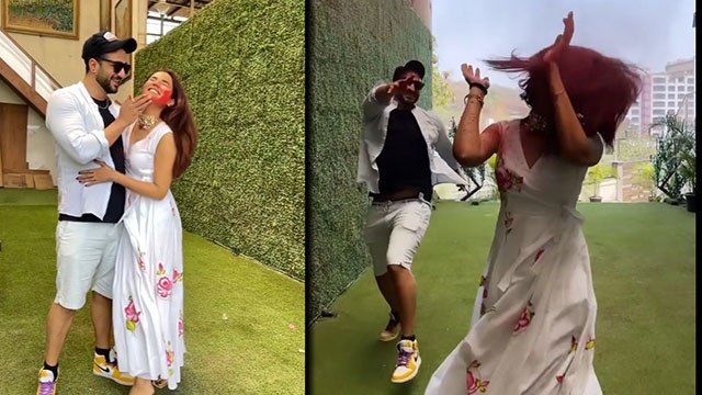 Jasmin Bhasin ने। Aly Goni के साथ मनाई ऐसी Holi 2021, Video देखकर खुश हुऐ Fans कहा ये | FilmiBeat