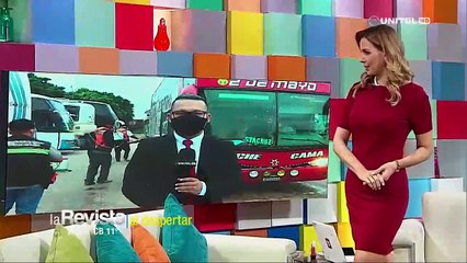 Realizan control en la llegada de buses que llegan desde la frontera a Santa Cruz