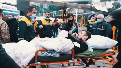 27 Azerbaycanlı gazi Türkiye'ye gönderildi